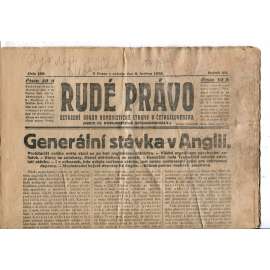 Rudé právo, ročník VII., číslo 109/1926 - staré noviny - [komunisté, komunismus]