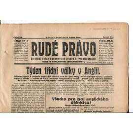 Rudé právo, ročník VII., číslo 110/1926 - staré noviny - [komunisté, komunismus]
