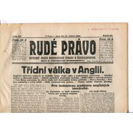 Rudé právo, ročník VII., číslo 111/1926 - staré noviny - [komunisté, komunismus]