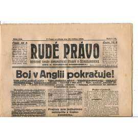 Rudé právo, ročník VII., číslo 112/1926 - staré noviny - [komunisté, komunismus] - nejsou kompletní