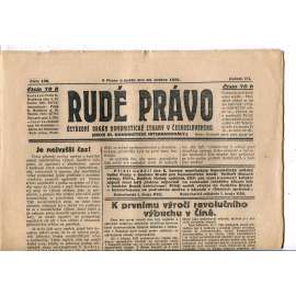 Rudé právo, ročník VII., číslo 128/1926 - staré noviny - [komunisté, komunismus] - nejsou kompletní