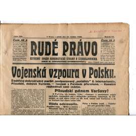 Rudé právo, ročník VII., číslo 114/1926 - staré noviny - [komunisté, komunismus]