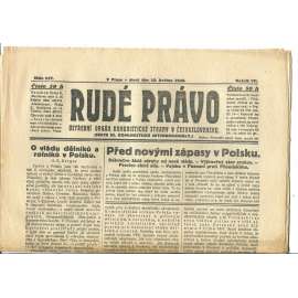 Rudé právo, ročník VII., číslo 117/1926 - staré noviny - [komunisté, komunismus]