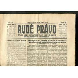 Rudé právo, ročník VII., číslo 124/1926 - staré noviny - [komunisté, komunismus]