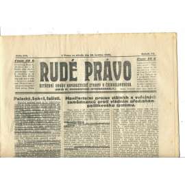 Rudé právo, ročník VII., číslo 124/1926 - staré noviny - [komunisté, komunismus] - nejsou komětní