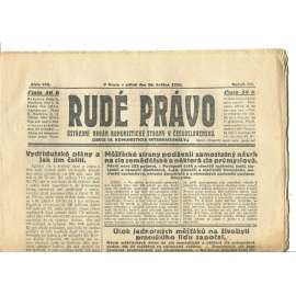 Rudé právo, ročník VII., číslo 126/1926 - staré noviny - [komunisté, komunismus]
