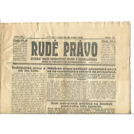 Rudé právo, ročník VII., číslo 126/1926 - staré noviny - [komunisté, komunismus]