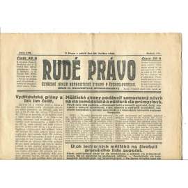 Rudé právo, ročník VII., číslo 126/1926 - staré noviny - [komunisté, komunismus]