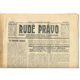 Rudé právo, ročník VII., číslo 127/1926 - staré noviny - [komunisté, komunismus]