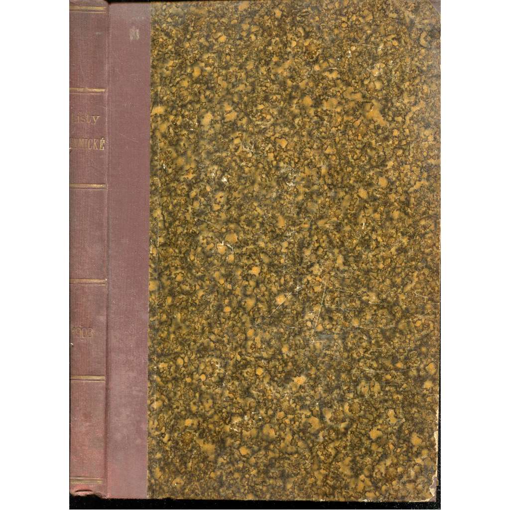 Listy chemické, ročník XXVII./1903