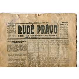 Rudé právo, ročník VII., číslo 129/1926 - staré noviny - [komunisté, komunismus] - pošk.