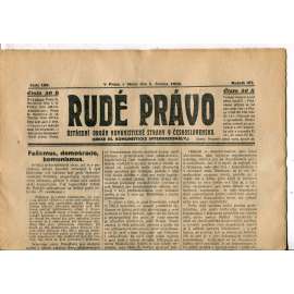 Rudé právo, ročník VII., číslo 129/1926 - staré noviny - [komunisté, komunismus]