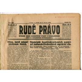 Rudé právo, ročník VII., číslo 130/1926 - staré noviny - [komunisté, komunismus]