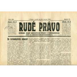 Rudé právo, ročník VII., číslo 146/1926 - staré noviny - [komunisté, komunismus]