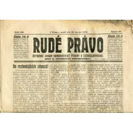Rudé právo, ročník VII., číslo 146/1926 - staré noviny - [komunisté, komunismus]