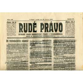 Rudé právo, ročník VII., číslo 146/1926 - staré noviny - [komunisté, komunismus] - nejsou kompletní