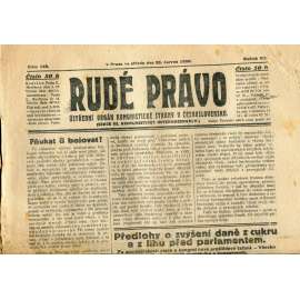 Rudé právo, ročník VII., číslo 148/1926 - staré noviny - [komunisté, komunismus]