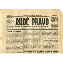 Rudé právo, ročník VII., číslo 148/1926 - staré noviny - [komunisté, komunismus]