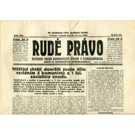 Rudé právo, ročník VII., číslo 151/1926 - staré noviny - [komunisté, komunismus]