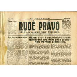 Rudé právo, ročník VII., číslo 153/1926 - staré noviny - [komunisté, komunismus]
