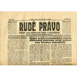 Rudé právo, ročník VII., číslo 153/1926 - staré noviny - [komunisté, komunismus]