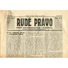 Rudé právo, ročník VII., číslo 154/1926 - staré noviny - [komunisté, komunismus]