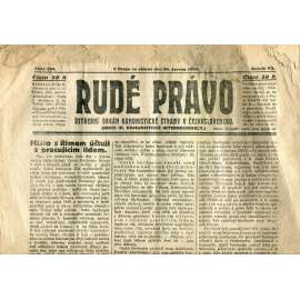 Rudé právo, ročník VII., číslo 154/1926 - staré noviny - [komunisté, komunismus]