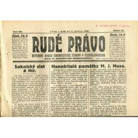Rudé právo, ročník VII., číslo 158/1926 - staré noviny - [komunisté, komunismus]