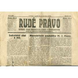 Rudé právo, ročník VII., číslo 158/1926 - staré noviny - [komunisté, komunismus] - pošk.