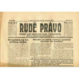Rudé právo, ročník VII., číslo 165/1926 - staré noviny - [komunisté, komunismus]