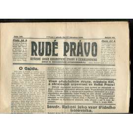Rudé právo, ročník VII., číslo 167/1926 - staré noviny - [komunisté, komunismus]