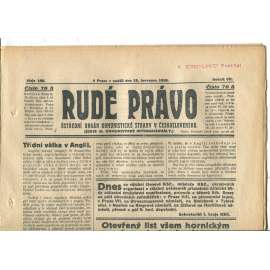 Rudé právo, ročník VII., číslo 168/1926 - staré noviny - [komunisté, komunismus]
