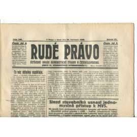 Rudé právo, ročník VII., číslo 169/1926 - staré noviny - [komunisté, komunismus]