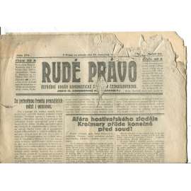Rudé právo, ročník VII., číslo 170/1926 - staré noviny - [komunisté, komunismus] - pošk.