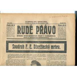 Rudé právo, ročník VII., číslo 171/1926 - staré noviny - [komunisté, komunismus]