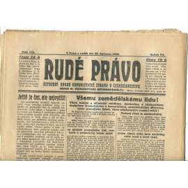 Rudé právo, ročník VII., číslo 174/1926 - staré noviny - [komunisté, komunismus]