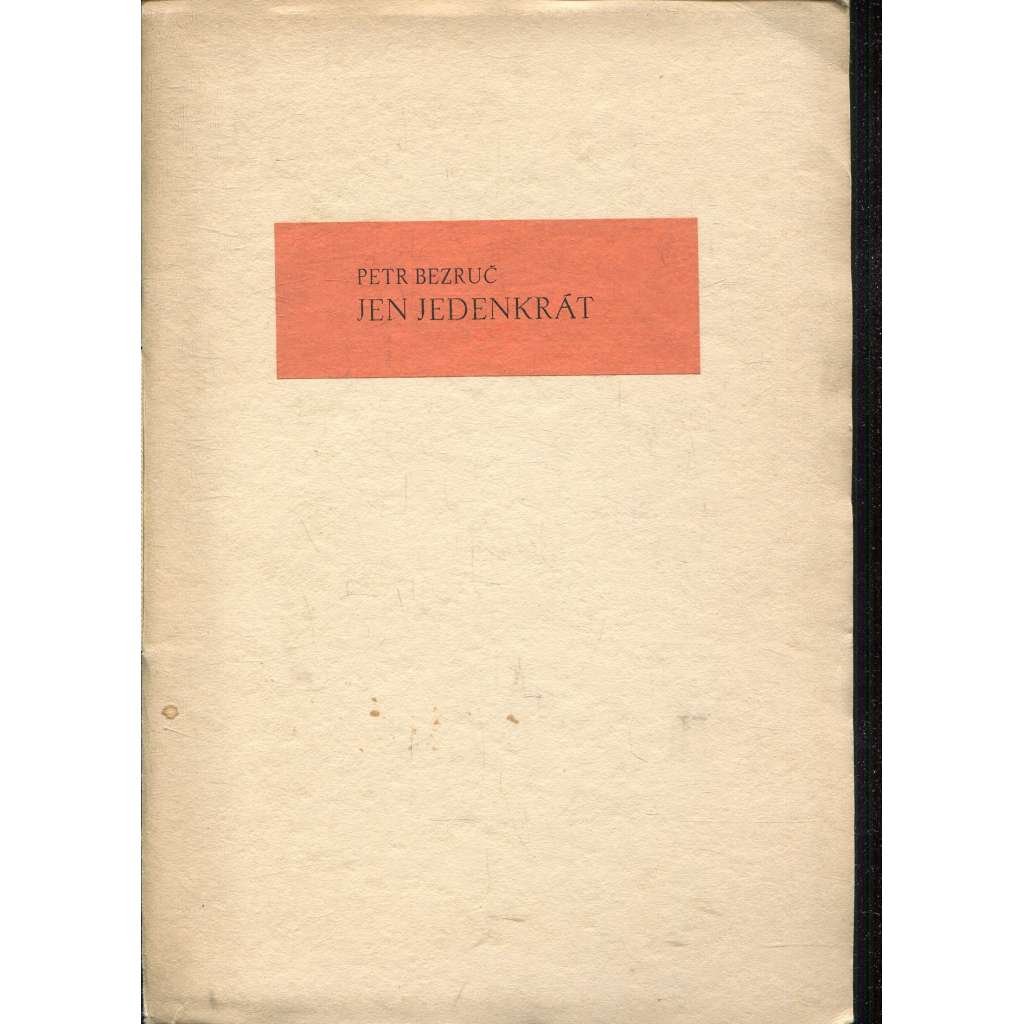 Jen jedenkrát (2x litografie Ruda Gajdoš)