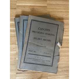 Časopis pro dějiny venkova, roč. XI., číslo 1-4 / 1924 (kompletní ročník) Časopis pro dějiny venkova, roč. XI., číslo 1-4 / 1924 (kompletní ročník)