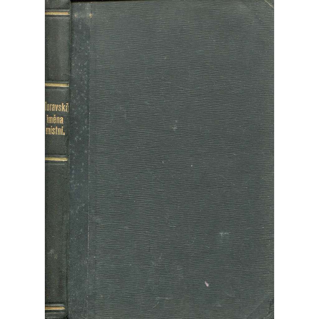 Moravská jména místní (Morava)