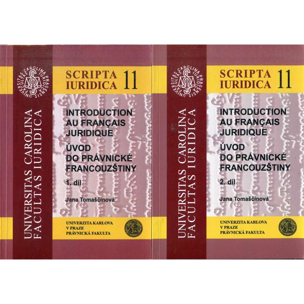 Introduction au français juridique / Úvod do právnické francouzštiny 1. a 2. díl (2 svazky) - právo