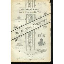 Slavonický okres - Vlastivěda moravská (Slavonice) Slavonický okres - Vlastivěda moravská (Slavonice)