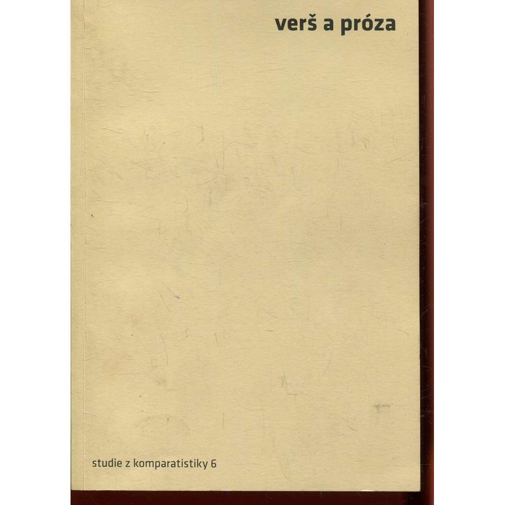 Verš a próza Verš a próza
