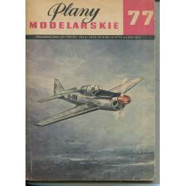 Plany modelarskie, roč. XIV., č. 77/1977 [Modelářské plány - letadlo PZL M-4 TARPAN; letectvo, letadla, modelářství, modely]