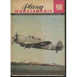 Plany modelarskie, roč. XVII., č. 98/1980 [Modelářské plány - letadlo JAK-11; letectvo, letadla, modelářství, modely]
