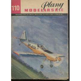 Plany modelarskie, roč. XIX., č. 110/1982 [Modelářské plány - letadlo ZLIN-50L, letectvo, letadla, modelářství, modely]