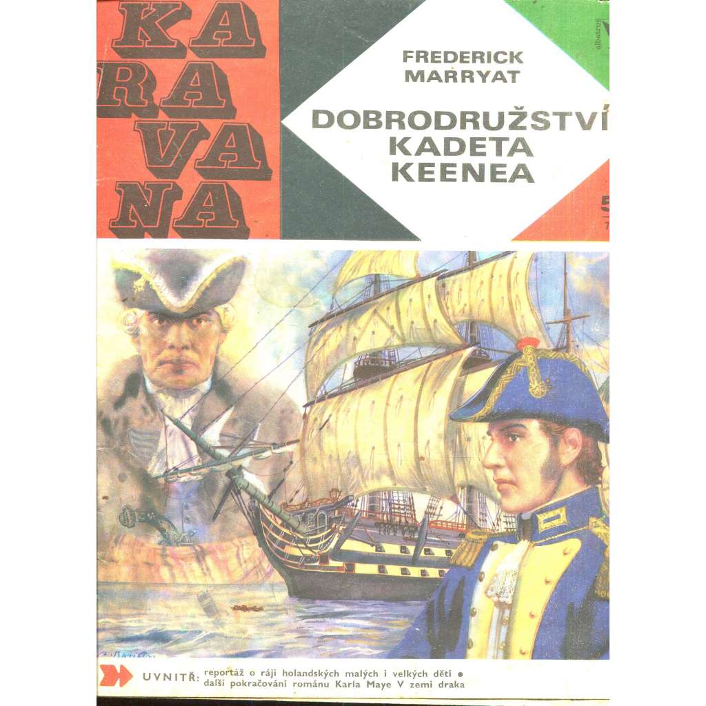 Dobrodružství kadeta Keenea (Karavana, svazek 52, ilustrace Zdeněk Burian)