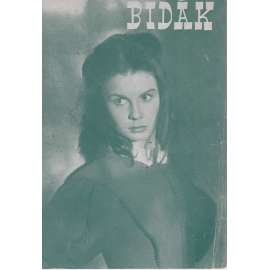 Bídák. Bio-program v obrazech. Filmový prospekt z kina. (režie Charles Frank, hrají J. Simmons, K. Paxinou)