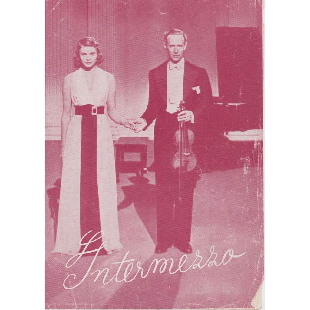 Intermezzo. Bio-program v obrazech. Filmový prospekt z kina. (režie Gregory Ratoff, hrají L. Howard, I. Bergman)