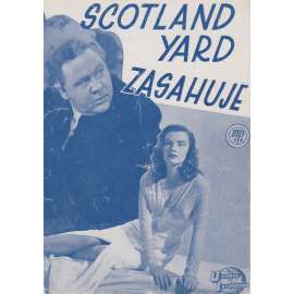 Scotland Yard zasahuje. Bio-program v obrazech. Filmový prospekt z kina. (režie Robert Siodmak, hrají Ch. Laughton, E. Raines)