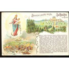 Svatý Hostýn, Kroměříž, litografie